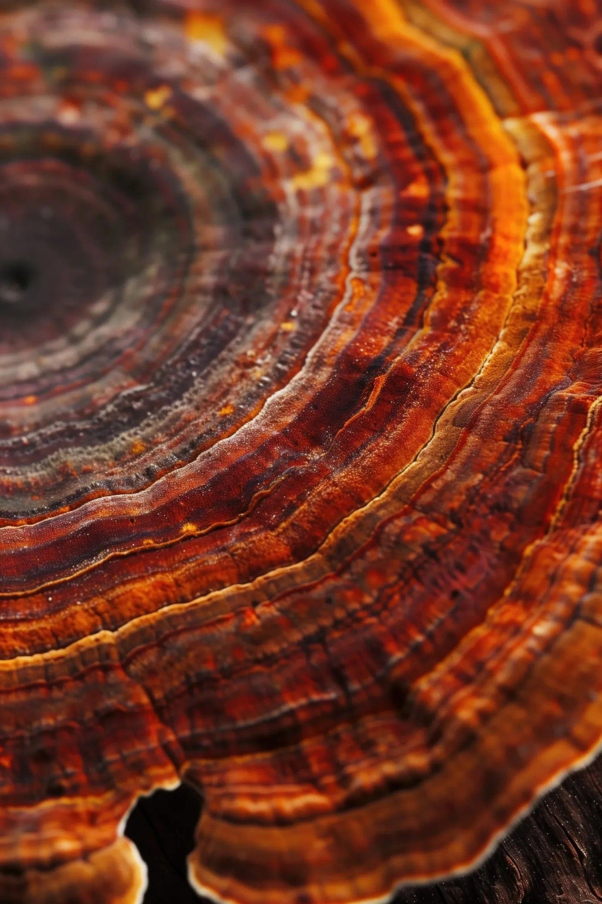 Le reishi, vu de près